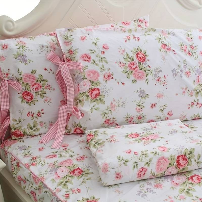 Lenjerii de pat cu imprimeului floral - pentru o persoană sau duble