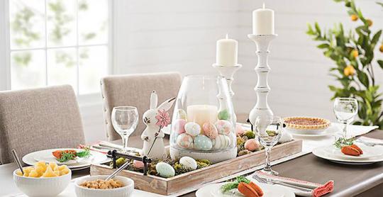 Decorațiuni cu iepurași pentru masa de Paște